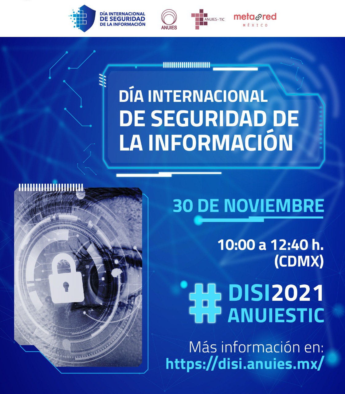 30 noviembre - "Día Internacional de Seguridad de la Información 2021 ...